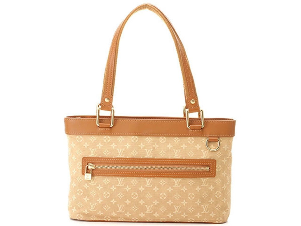 LOUIS VUITTON Lucille Monogram Beige Cream Bag YI